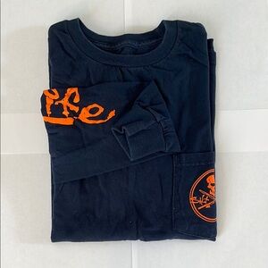 Salt Life Blue and Orange Long Sleeve Tee